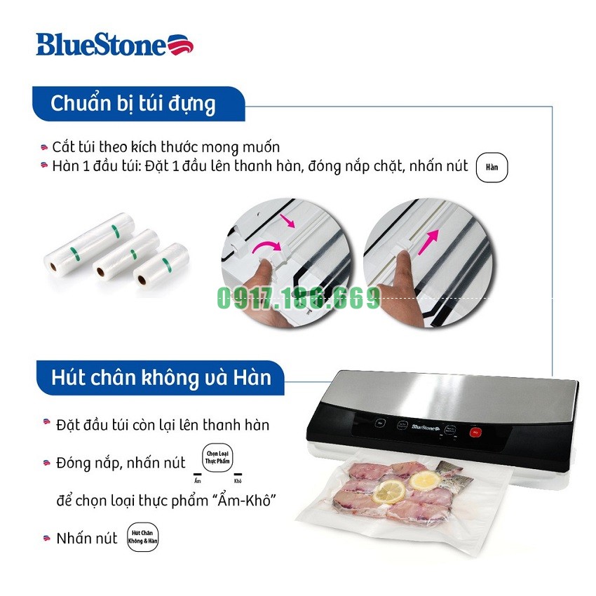 máy hút chân không bluestone vsb-2735-4