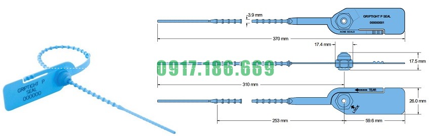 thông số seal nhựa đốt trúc có tay xé