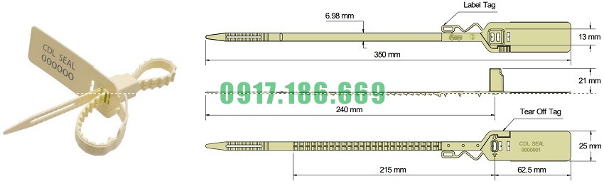 thông số seal nhựa răng cưa 2 lớp