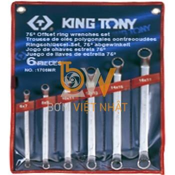 Bán Bộ cờ lê hai đầu vòng 6 chi tiết 6x7mm Kingtony 1706MR0607