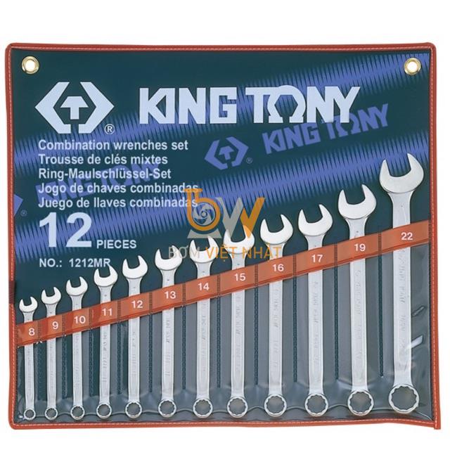 Bán Bộ cờ lê vòng miệng 12 chi tiết 8-22mm Kingtony 1212MR