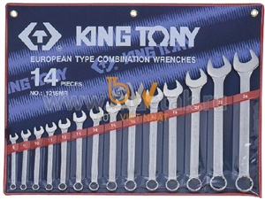 Bán Bộ cờ lê vòng miệng 14 chi tiết 8-24mm Kingtony 1215MR