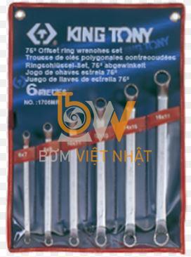 Bán Bộ hai đầu vòng 6 cái hệ mét Kingtony 1706MR (6-17mm)