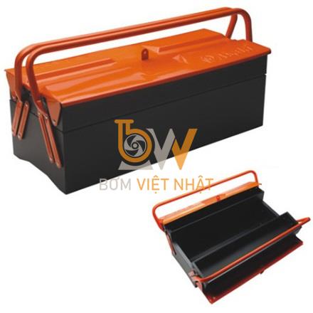 Bán Thùng đồ nghề bằng sắt 2 ngăn 50 x 20 x 18cm Asaki AK-9956